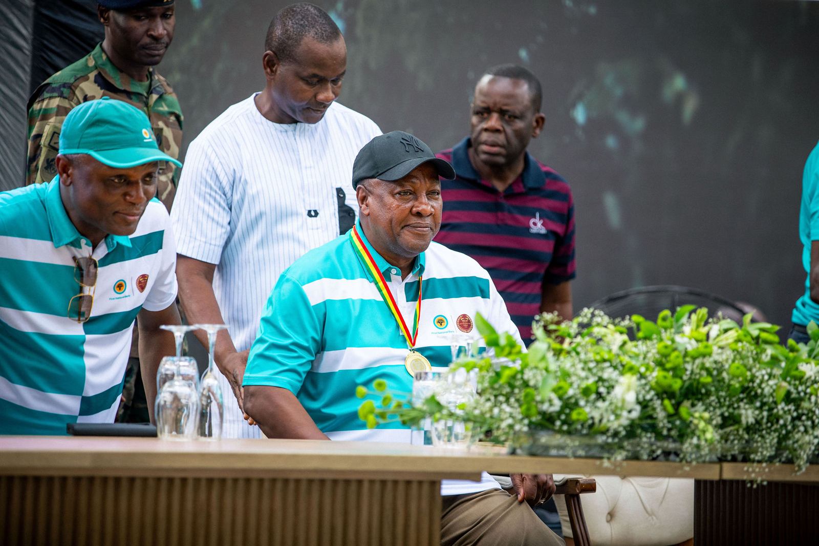 Dignitaries at the Head of State Invitational Golf Tournament